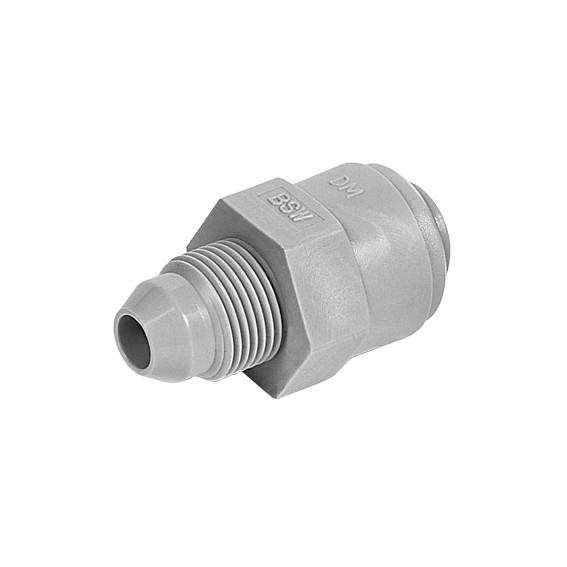Terminale diritto tubo Ø - filetto BSW whitworth 5/16" x 1/2